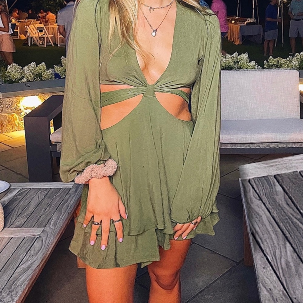 Green romper from Hello Molly